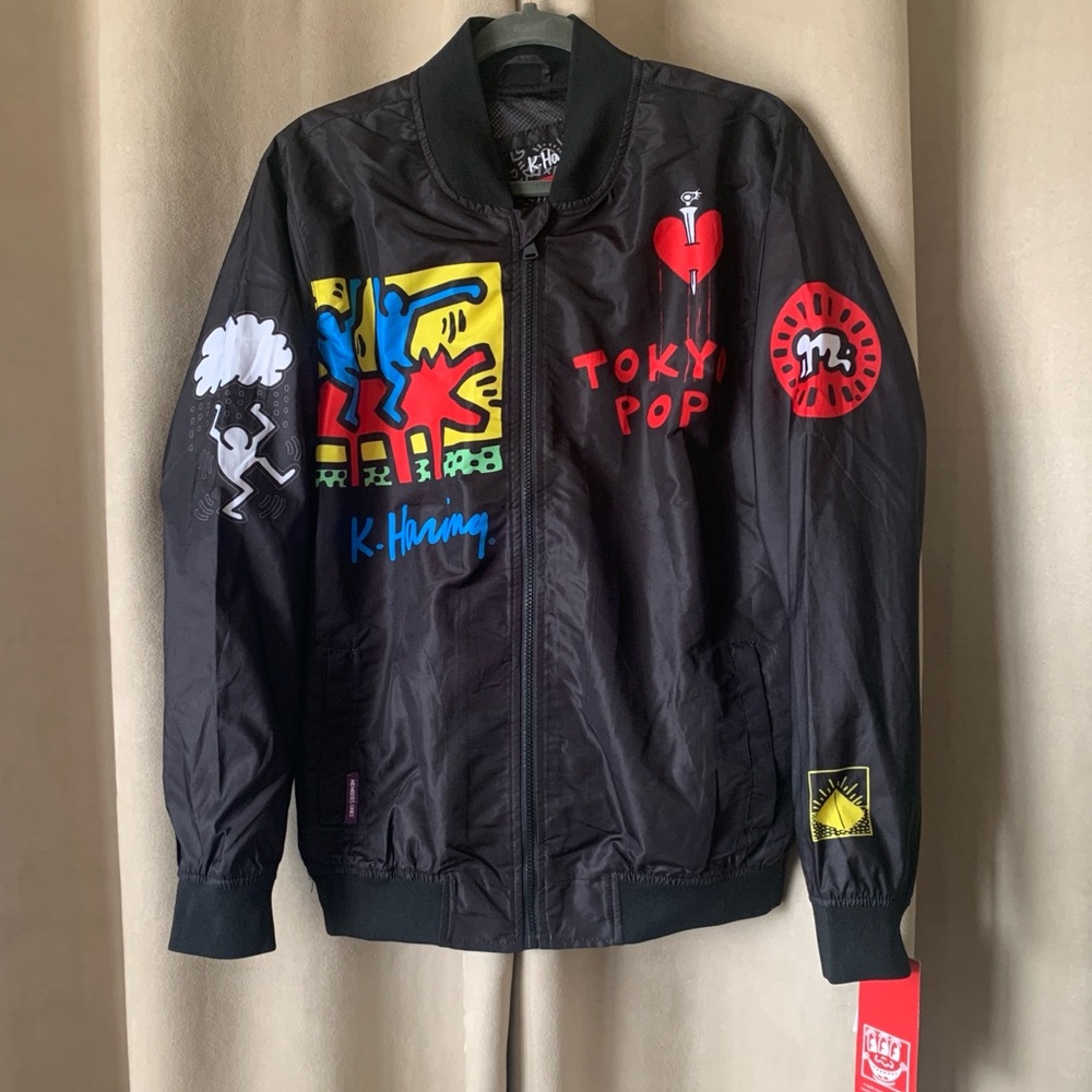 Keith Haring X Members Only XL Bomber Jacket